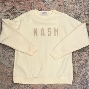 Nash Women's Cream Crewneck Sweater